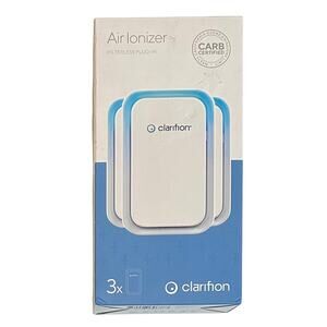 Clarifion Air Ionizers Home 3pk Negative Ion Generator, Portable Air Cleanser